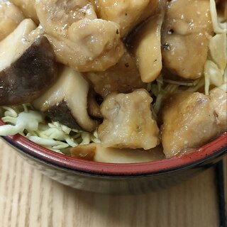 鶏の甘酢丼